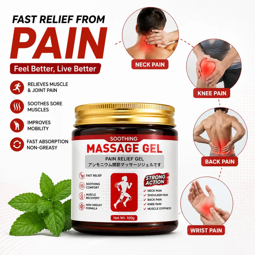 🇯🇵 Japanese Massage Gel Original 💪🔥 | Fast-Acting Joint & Muscle Pain Relief ⚡🩹 | 🎁 BUY 1 GET 1 FREE 🚚